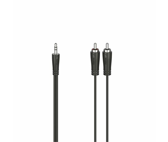 Cable Audio Jack a 2 RCA 00205110 Negro