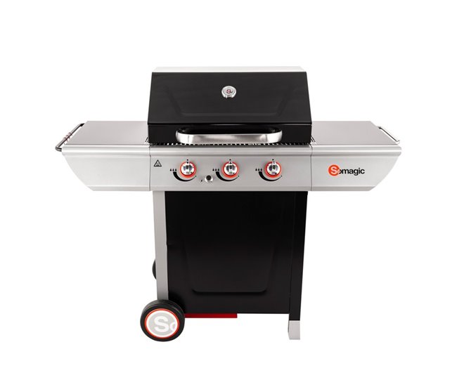 Barbacoa de 3 quemadores MANHATTAN 300S Negro