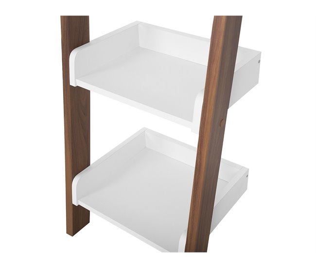 Beliani Estante para libros MOBILE DUO Blanco