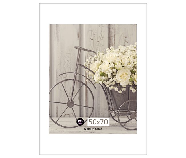 Marco FIRST 70x50cm marca MARCOMUEBLE Blanco