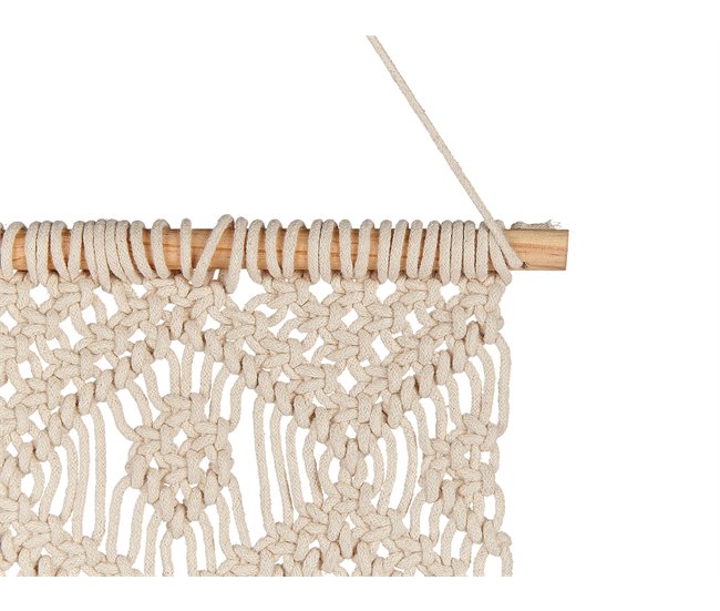 Beliani Decoración de pared de tela KALERI Beige