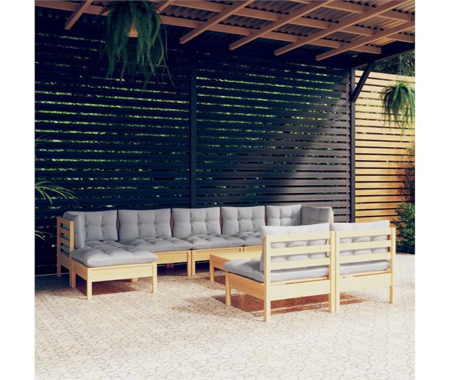 Conjuntos de jardin Gris