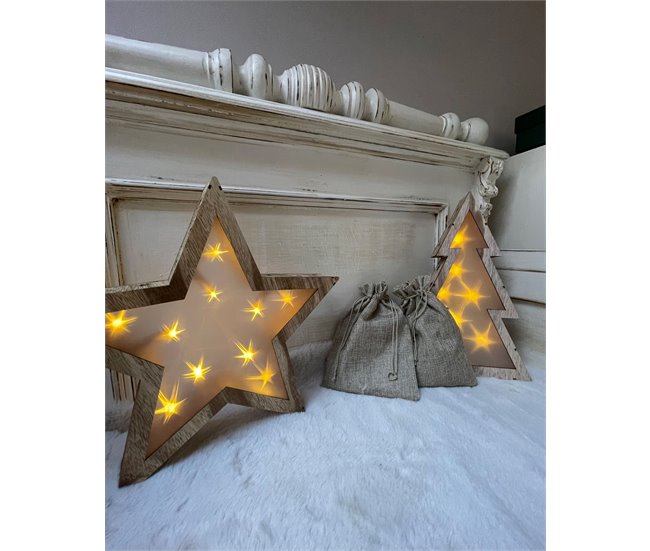 Beliani Figura decorativa JUVA Marron