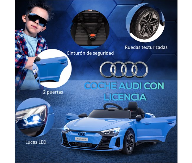 Coche Eléctrico Infantil PP, Metal HOMCOM Azul