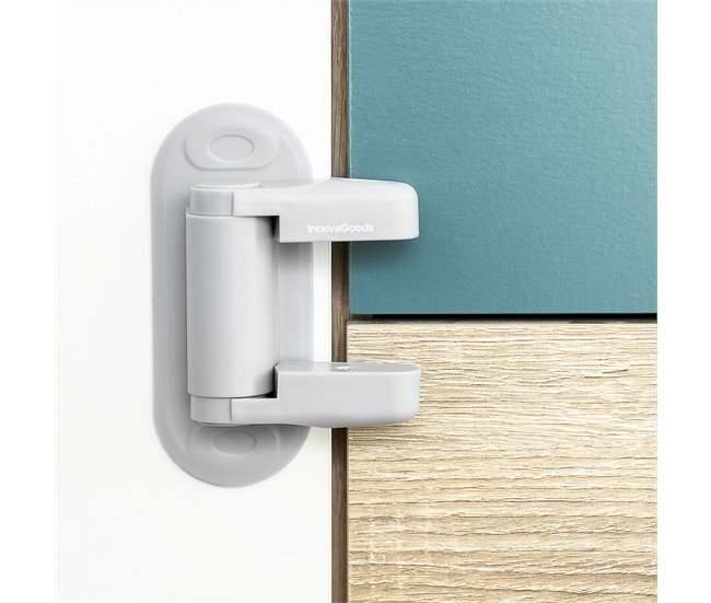 Bloqueo de Seguridad para Puertas Gris