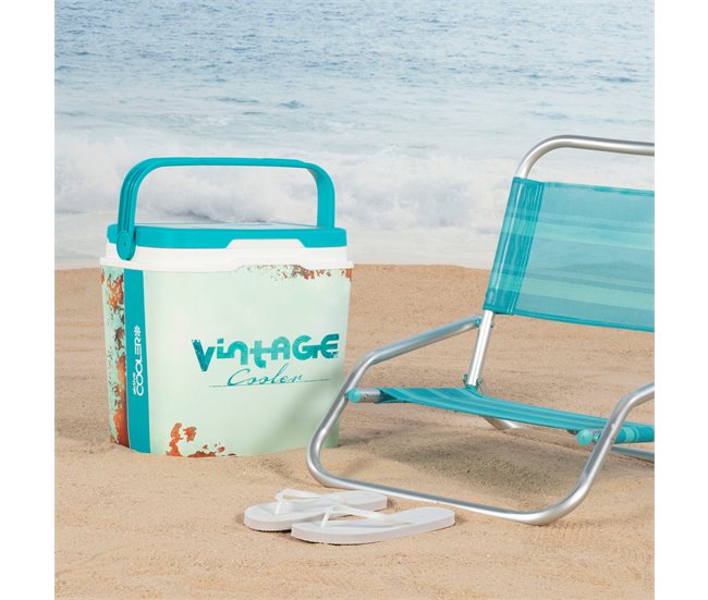 Aktive Nevera rígida de playa 24 litros Classic Azul