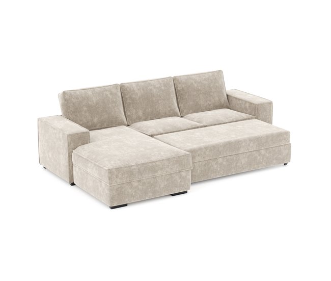 Chaise longue convertible en cama AZZURO Beige