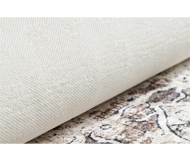 Alfombra lavable ANDRE 1090 Ornamento vintage 160x220 Gris Azul
