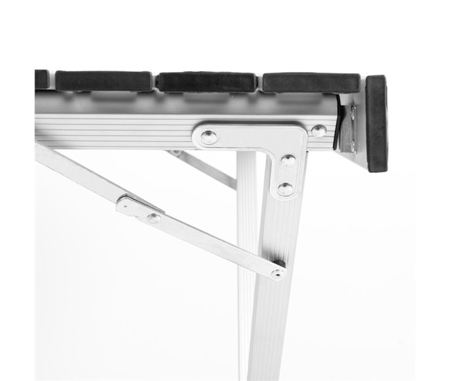 Aktive Mesa plegable camping aluminio antideslizante Gris