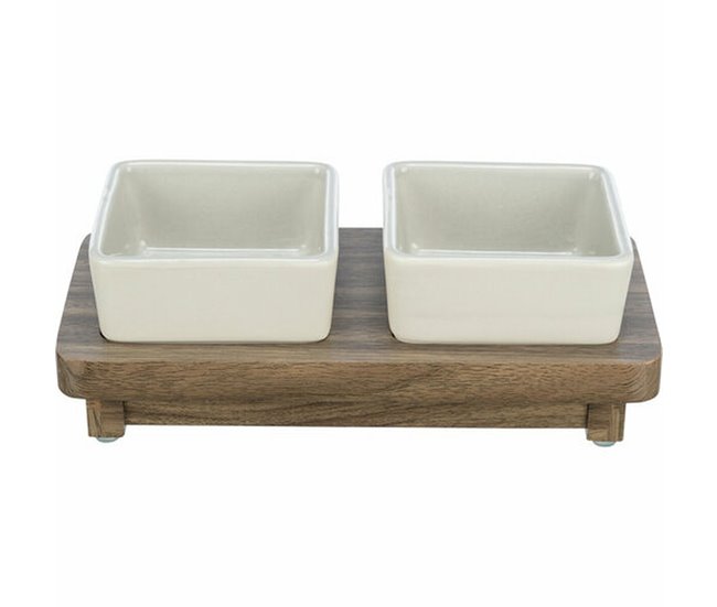 Comedero para Perro CityStyle Marron