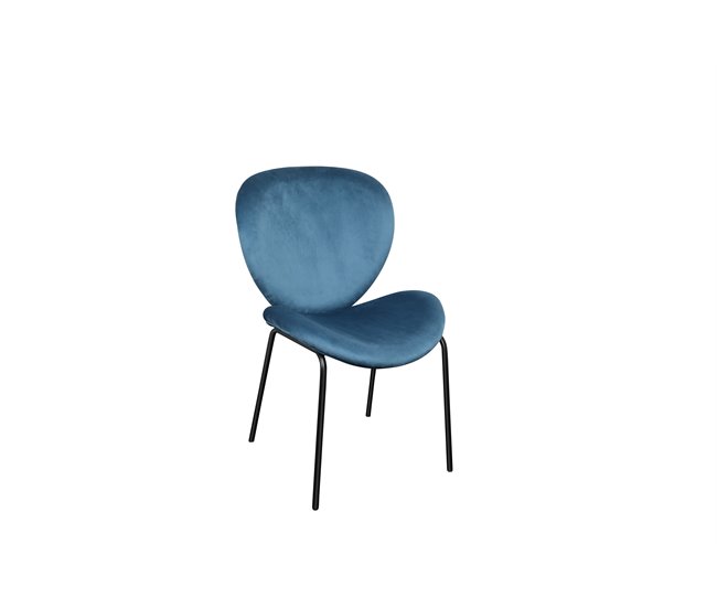 Pack de 2 sillas de comedor TULIPA  Azul