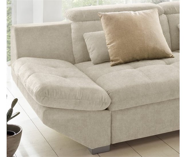 Chaise longue convertible en cama ETERNITY Beige