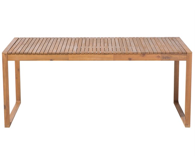 Beliani Conjunto de comedor SASSARI Madera Clara