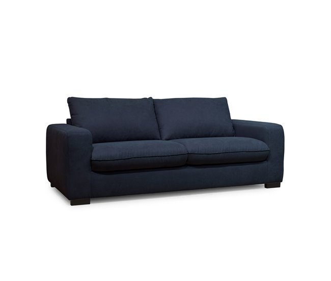 Sofá cama SWEET 3 plazas con apertura italiana Azul
