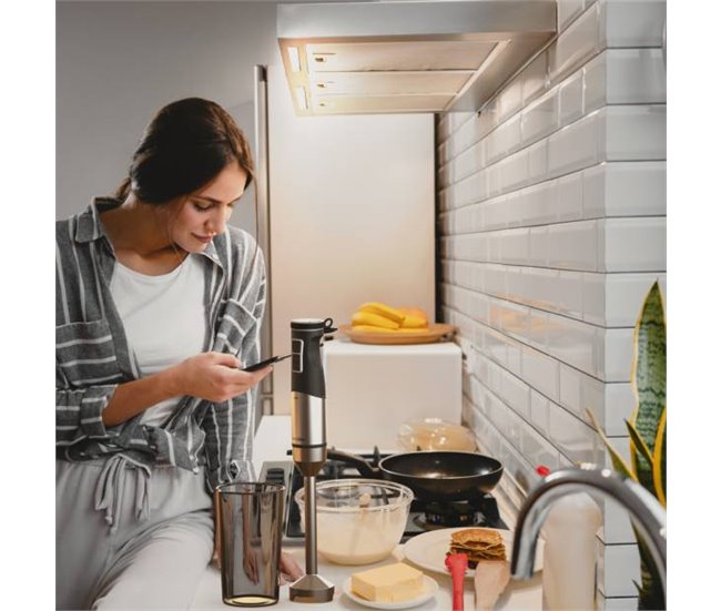 Batidora de Mano 2300W | UNIVERSALBLUE Negro/ Inox