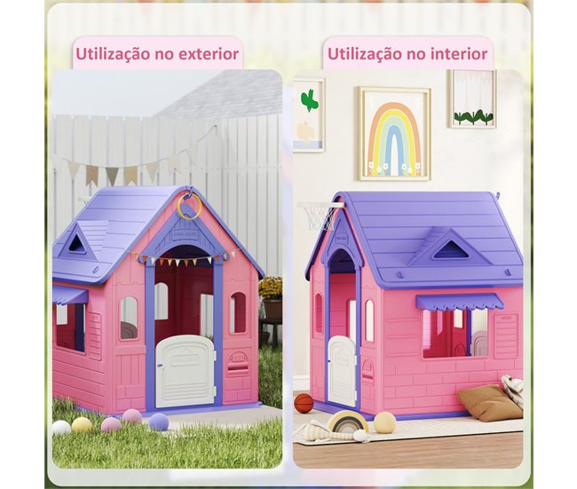 Casita Infantil PP AIYAPLAY Rosa
