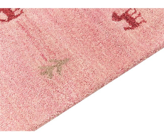Beliani Alfombra de pelo corto YULAFI 200x300 Fucsia