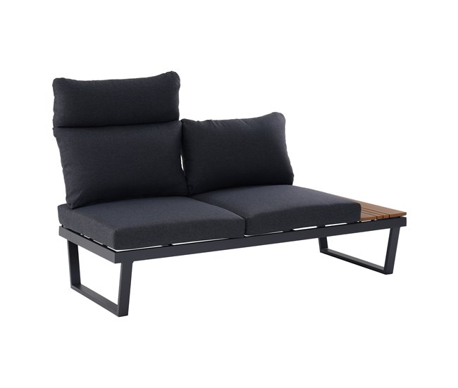 Set de jardín CORNER color antracita Gris Oscuro