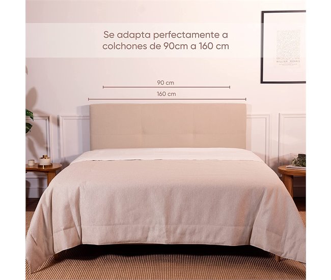 Cabecero Carmen BUDWING 140 Beige