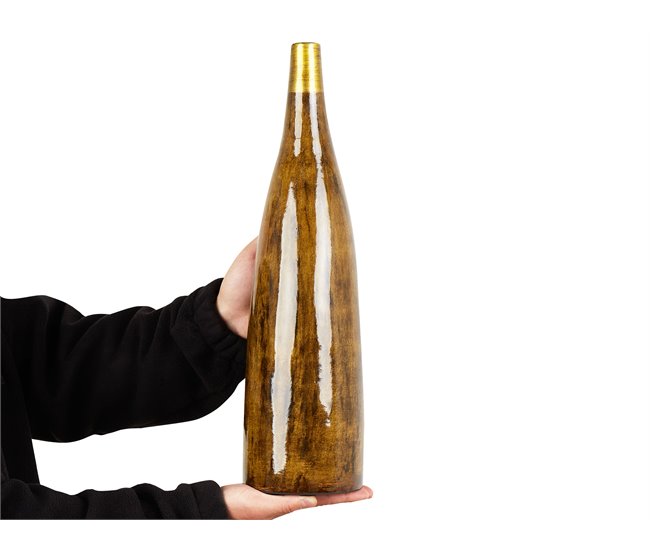 Beliani Jarrón para flores BURGOS Dorado