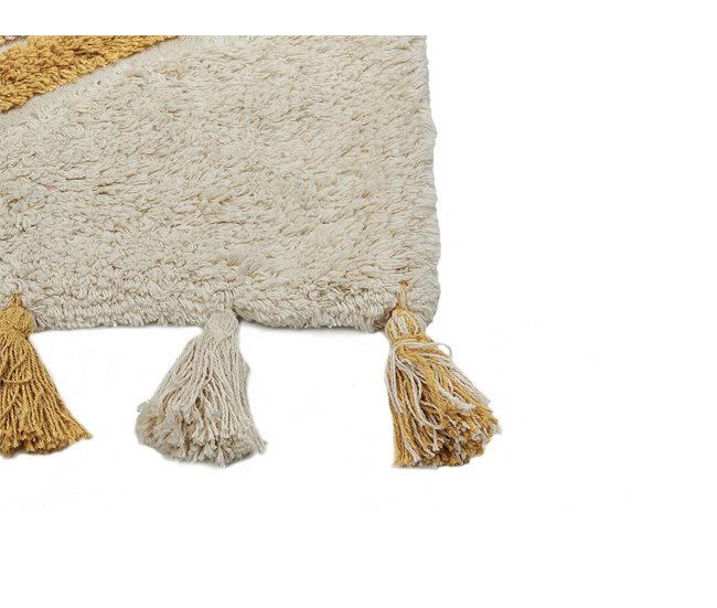 Beliani Alfombra de pelo corto BINGOL 140x200 Beige