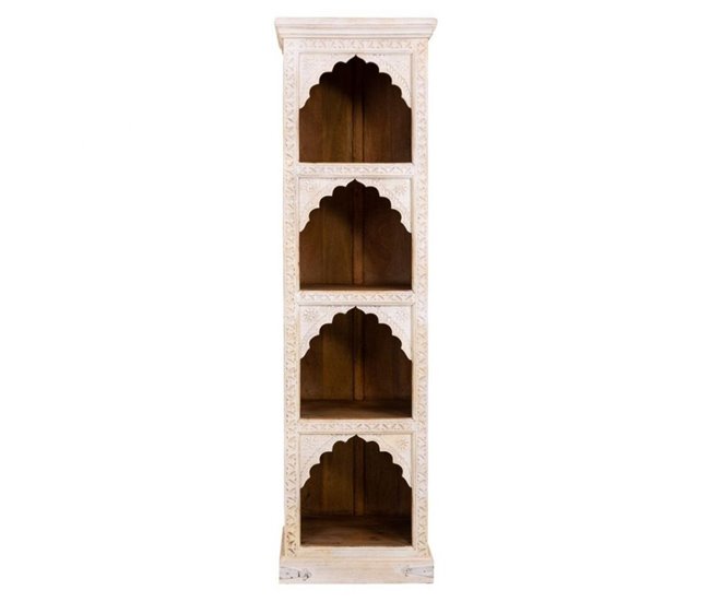 Estantería de madera Blanco