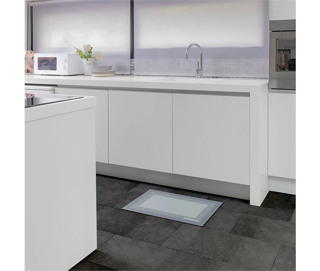Alfombrilla de Baño Superabsorbente Gris