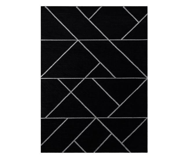 Alfombra EMERALD exclusivo 7543 glamour 80x150 Negro