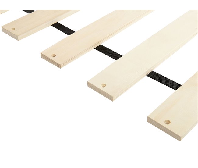 Beliani Cama con somier MDF ERVILLERS Marron