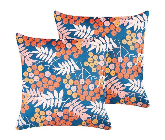 Beliani Cojín decorativo SUMAC Multicolor