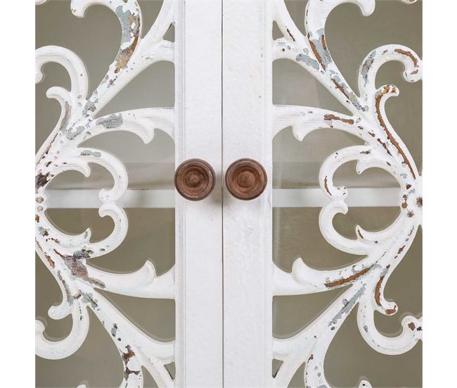 Aparador de madera 4 puertas Blanco