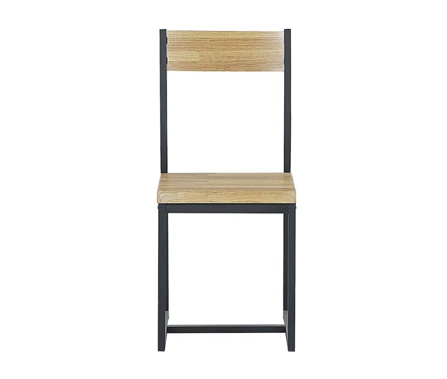 Beliani Conjunto de comedor FLIXTON Marron