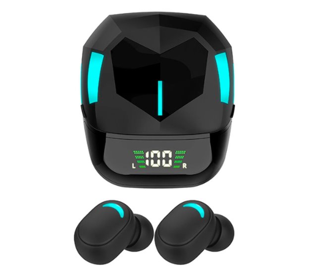 AUG7S Auriculares Gaming Inalambricos Negro