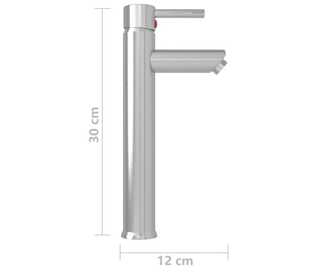 Grifo Monomando De Baño Plateado