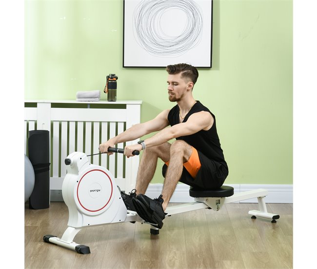 Máquina de Remo Acero, ABS SPORTNOW Blanco