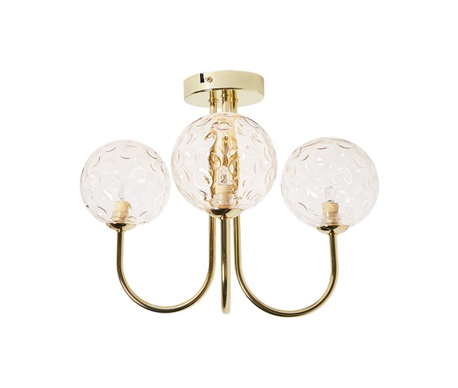 Beliani Lámpara de techo ANADYR Beige