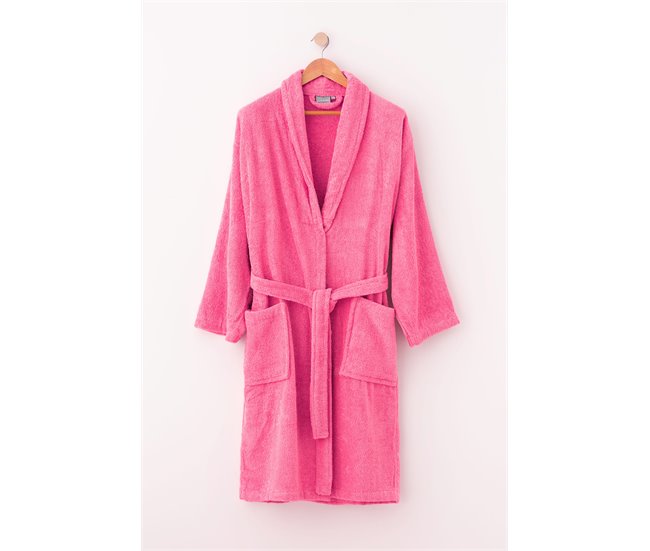 Albornoz Ducha Baño Fucsia