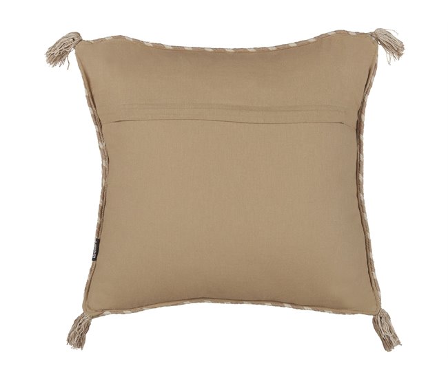 Beliani Cojín decorativo ERIGERON Beige