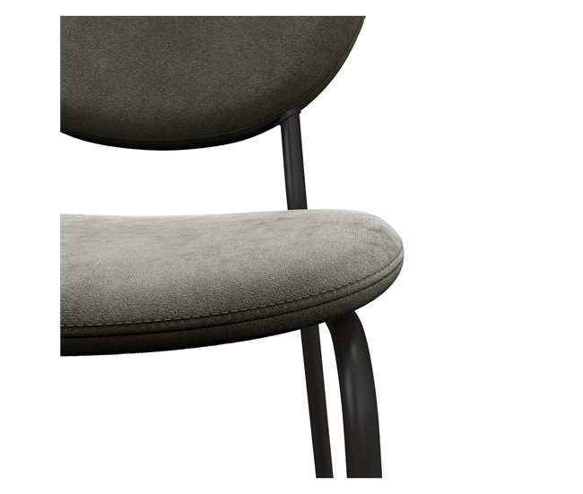 ANAIS-Silla Terciopelo (x4) Gris