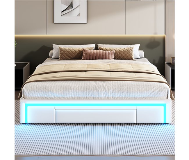 Camas de matrimonio 180x200 Beige