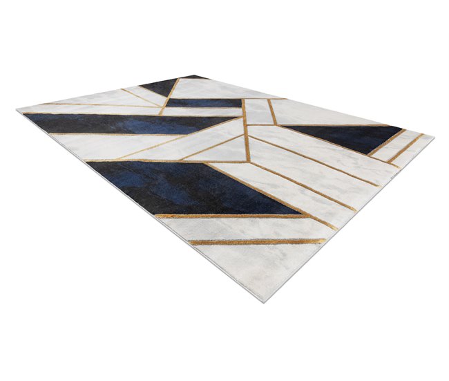 Alfombra EMERALD exclusivo 1015 glamour 180x270 Azul