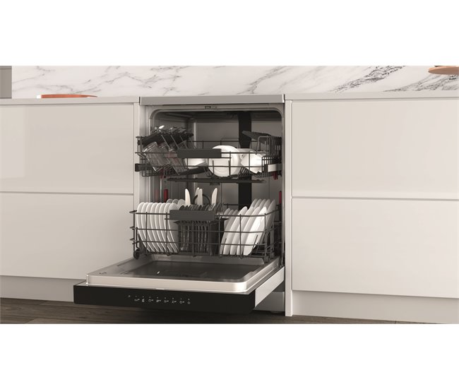Lavavajillas 60cm 14 cubiertos color inox WHIRLPOOL WFC3C34APX  Inox