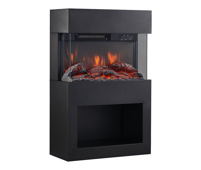 KAMINIO Eléctrica Chimenea HENRI - Estufa de Chimenea Eléctrica Negro