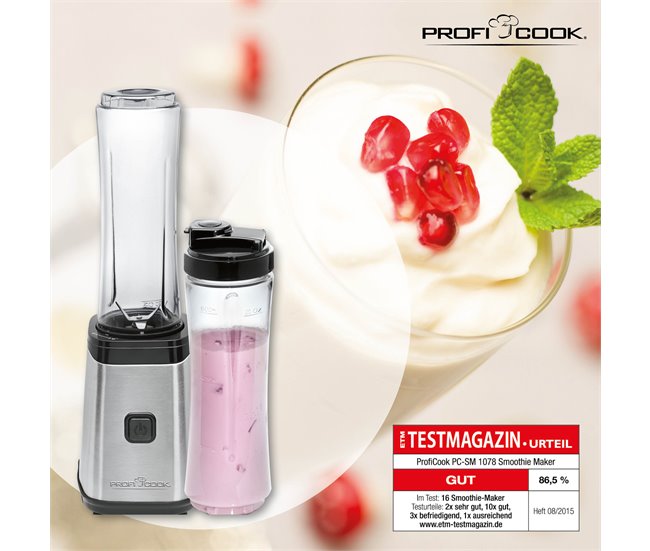 Batidora de vaso Proficook SM 1078 Plateado
