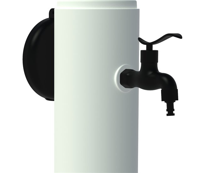 Fuente de jardín roja con Cubo rojo Sined FONTANA TRITONE PRO ROSSA Blanco