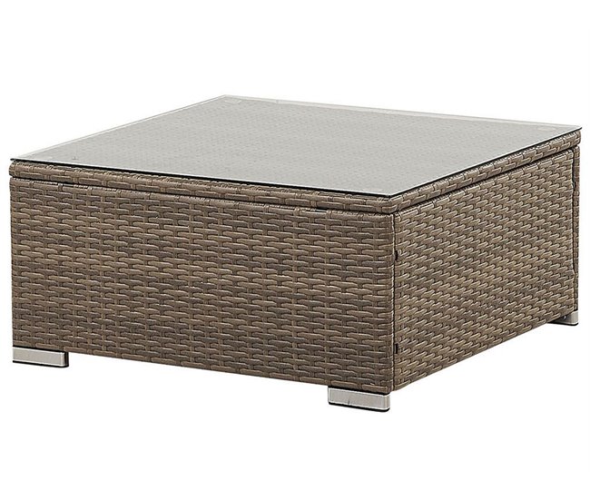 Beliani Conjunto longue BELVEDERE Blanco