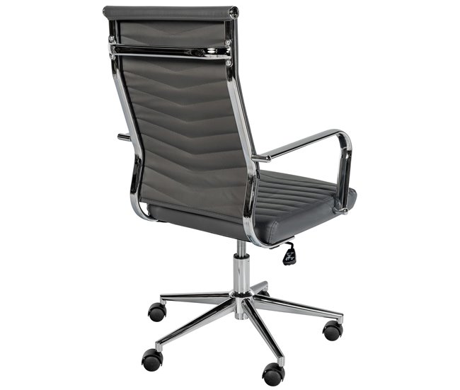 Silla de oficina - Canby - Simil cuero Gris