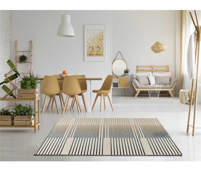 Alfombra geométrica DEBBI - ATTICGO 80x150 Multicolor