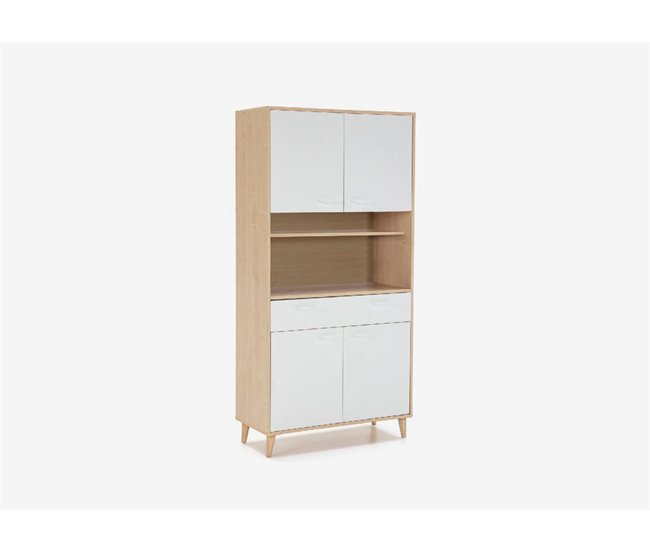 Buffet de cocina JASMINE Blanco/ Madera