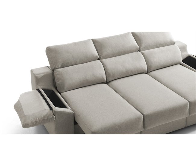 Sofá 3 plazas XL KLEE color beige Crudo